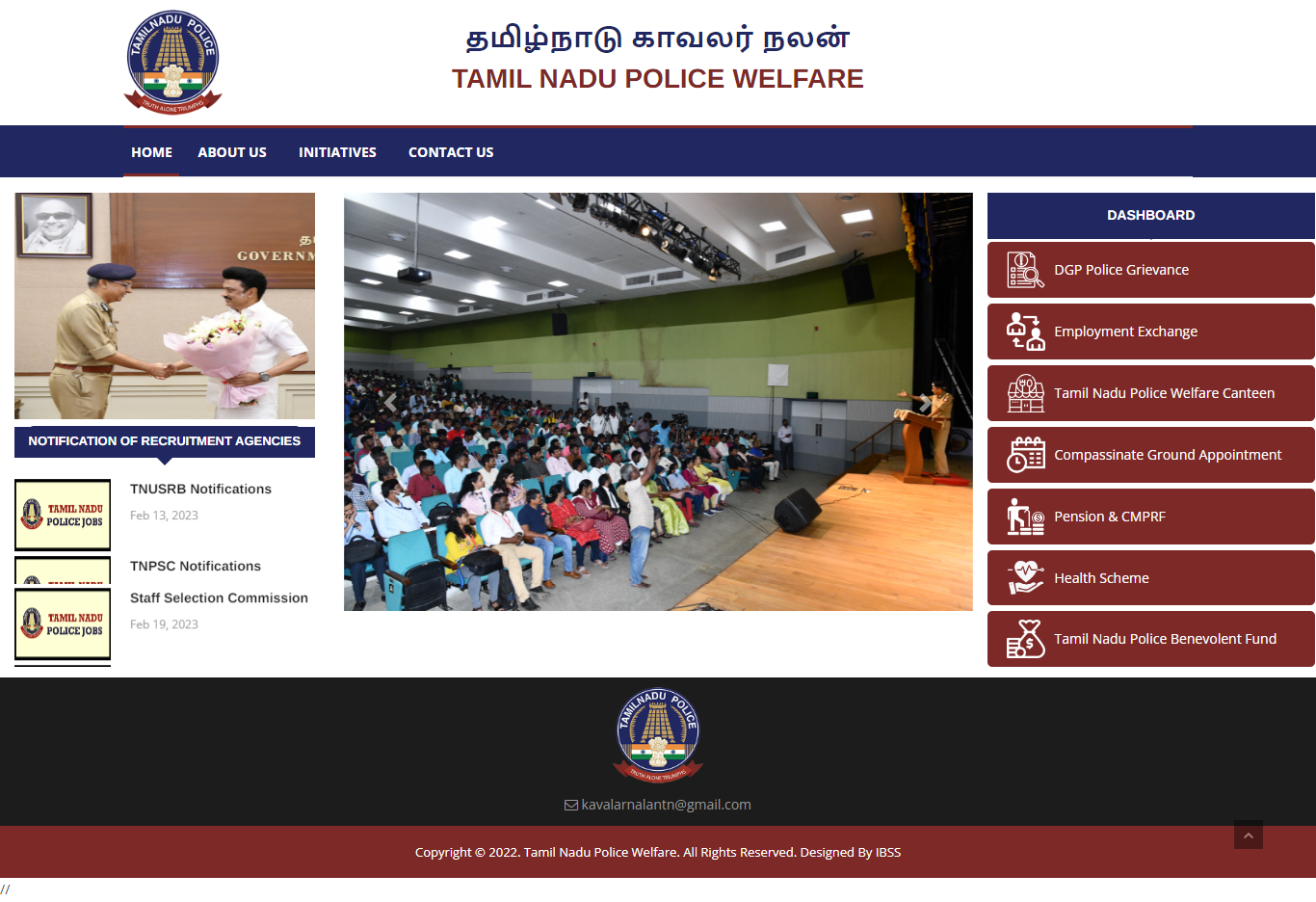 Kavalar Nalantn website designed by ImpressBSS